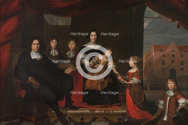 Reyer Reyersz van der Burch (1630-1695), Ammunition Officer attached to the Arsenal of the States-Ge Creator: Cornelis de Man.