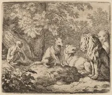 Reynard Tells a Story of Hidden Treasure, probably c. 1645/1656. Creator: Allart van Everdingen