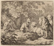 Reynard Tells a Story of Hidden Treasure, probably c. 1645/1656. Creator: Allart van Everdingen