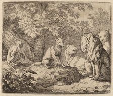 Reynard Tells a Story of Hidden Treasure, probably c. 1645/1656. Creator: Allart van Everdingen