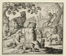 Reynard the Fox: Lion Orders Search for Reynard. Creator: Allart van Everdingen (Dutch, 1621-1675)