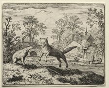Reynard the Fox: Reynard Doing Penance. Creator: Allart van Everdingen (Dutch, 1621-1675)