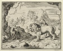 Reynard the Fox: Reynard Tells of Hidden Treasure. Creator: Allart van Everdingen (Dutch, 1621-1675)
