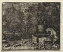 Reynard the Fox: Reynard Tricks the Wife of the Wolf. Creator: Allart van Everdingen (Dutch, 1621-1675)
