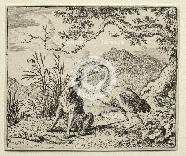 Reynard the Fox: The Ungrateful Wolf. Creator: Allart van Everdingen (Dutch, 1621-1675).