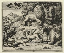 Reynard the Fox: The Animals Complain of Reynard's Pardon. Creator: Allart van Everdingen (Dutch, 1621-1675)