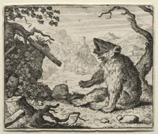 Reynard the Fox: The Bear Calls Reynard to Court. Creator: Allart van Everdingen (Dutch, 1621-1675)