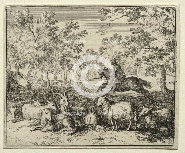 Reynard the Fox: The Chase of the Stag. Creator: Allart van Everdingen (Dutch, 1621-1675).