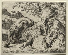 Reynard the Fox: The Complaint of the Bear. Creator: Allart van Everdingen (Dutch, 1621-1675)