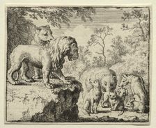 Reynard the Fox: The Pardon of Reynard. Creator: Allart van Everdingen (Dutch, 1621-1675)