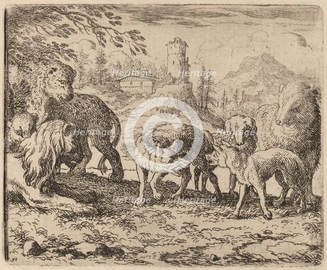 Reynard Condemned, probably c. 1645/1656. Creator: Allart van Everdingen.