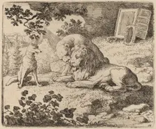 Reynard Describes the Missing Treasures, probably c. 1645/1656. Creator: Allart van Everdingen