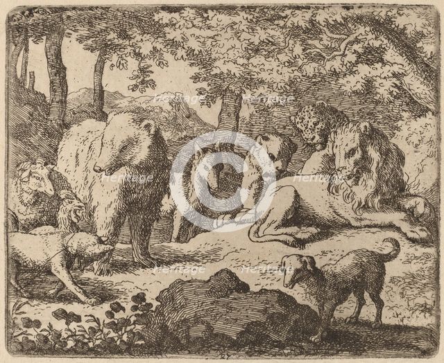 Reynard is Released to Tell His Story, probably c. 1645/1656. Creator: Allart van Everdingen.