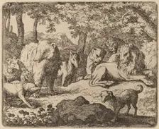 Reynard is Released to Tell His Story, probably c. 1645/1656. Creator: Allart van Everdingen