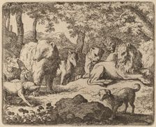 Reynard is Released to Tell His Story, probably c. 1645/1656. Creator: Allart van Everdingen
