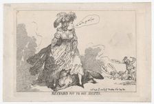 Reynard Put To His Shifts, April 23, 1784., April 23, 1784. Creator: Thomas Rowlandson