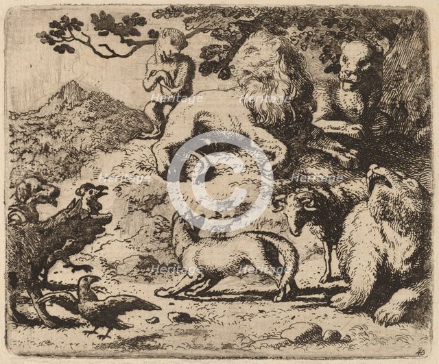 Reynard's Enemies are Dismayed, probably c. 1645/1656. Creator: Allart van Everdingen.