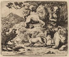 Reynard's Enemies are Dismayed, probably c. 1645/1656. Creator: Allart van Everdingen