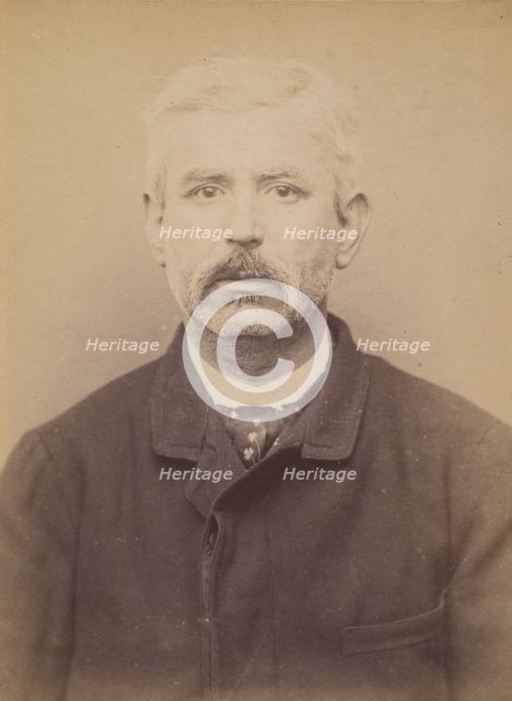 Reytinat. Jacques, François. 48 ans, né à Mouy (Oise). Colporteur. Anarchiste. 9/3/94., 1894. Creator: Alphonse Bertillon.