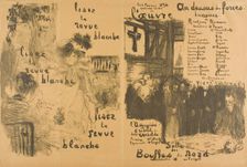 Read "La Revue Blanche" Transformed — Beyond Human Power, 1894. Creator: Edouard Vuillard