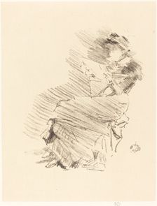 Reading, 1879/1887. Creator: James Abbott McNeill Whistler