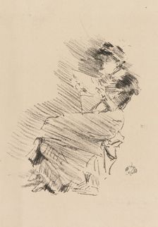 Reading, 1879 and 1887. Creator: James Abbott McNeill Whistler