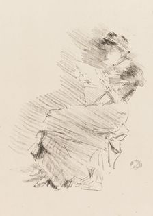Reading, 1879 and 1887. Creator: James Abbott McNeill Whistler