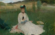 Reading, 1873. Creator: Berthe Morisot (French, 1841-1895)