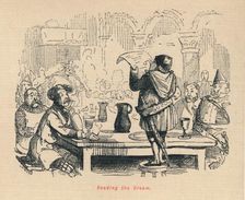 Reading the Dream c1860, (c1860). Artist: John Leech