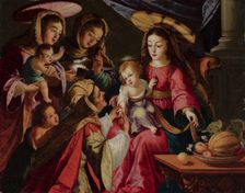 Reading the Fate of the Christ Child, 1667. Creator: Josefa de Ayala