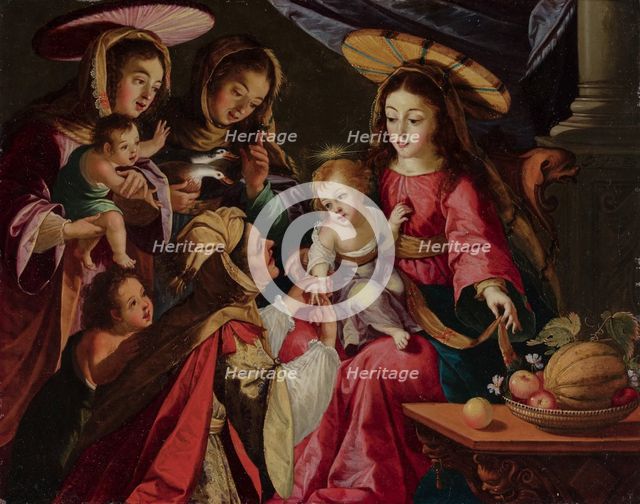 Reading the Fate of the Christ Child, 1667. Creator: Josefa de Ayala.