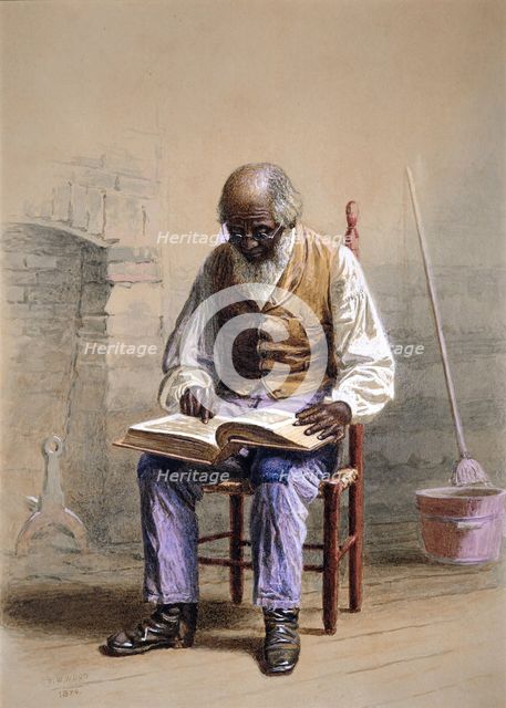 Reading the Scriptures, 1874. Creator: Thomas Waterman Wood.