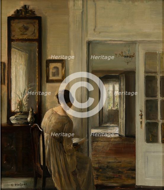 Reading. The Painter's Wife.