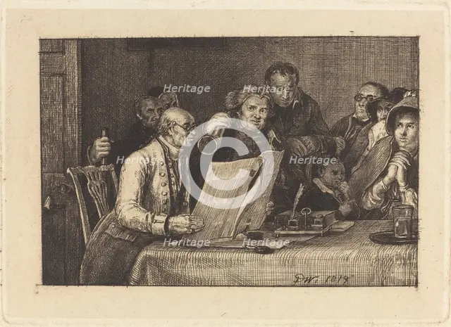 Reading the Will, 1819. Creator: David Wilkie.