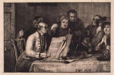Reading the Will, 1819. Creator: David Wilkie