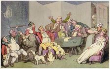 Reading the Will, c1780-1825. Creator: Thomas Rowlandson