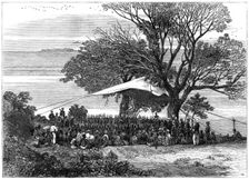Reading the ultimatum on the banks of the Tugela, the Zulu war in the south, 1879