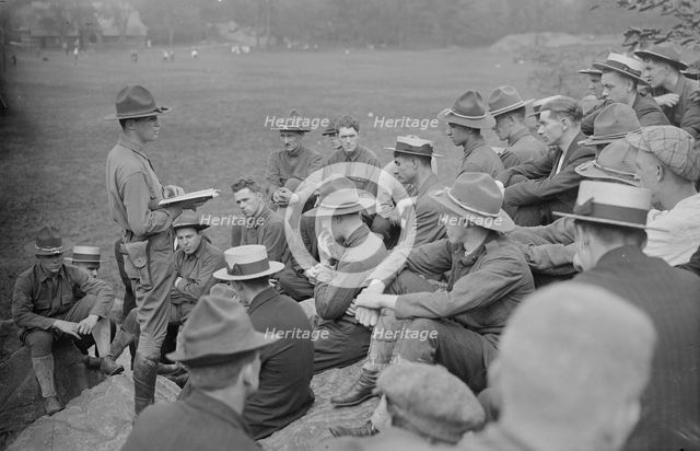 Reading war laws to 12th Regiment, 20 Jul 1917. Creator: Bain News Service.