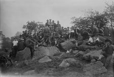 Reading war laws to 12th Regiment, 20 Jul 1917. Creator: Bain News Service