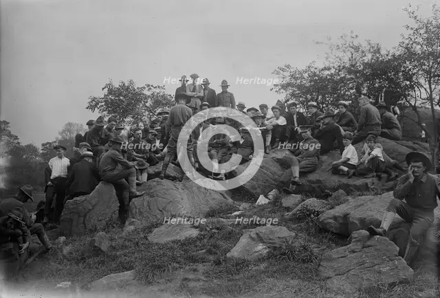 Reading war laws to 12th Regiment, 20 Jul 1917. Creator: Bain News Service.