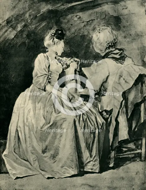 'Reading', c1778, (1943).  Creator: Jean-Honore Fragonard.
