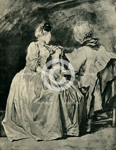 'Reading', c1778, (1943).  Creator: Jean-Honore Fragonard.