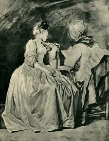 Reading c1778, (1943). Creator: Jean-Honore Fragonard