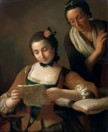 Reading c1727-1760. Artist: Pietro Rotari