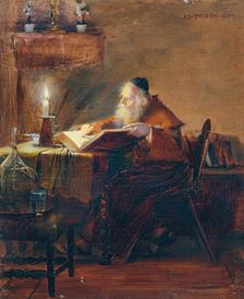 Reading Eremit, 1894. Creator: Adolf Pirsch