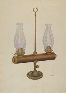Reading Lamp, 1941. Creator: Joseph Cannella