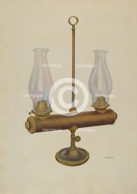 Reading Lamp, 1941. Creator: Joseph Cannella.
