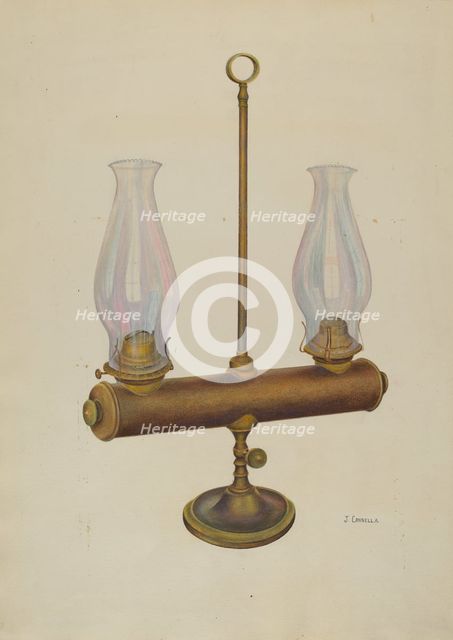 Reading Lamp, 1941. Creator: Joseph Cannella.