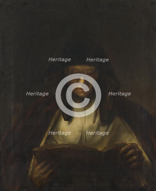 Reading old woman, 1795. Creator: Per Krafft the Younger.