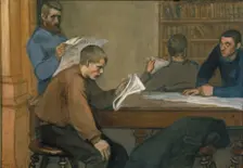 Reading Room, 1899. Creator: Magnus Enckell